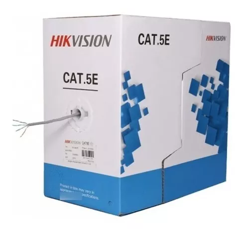 CABLE UTP CAT 5E 100% COBRE INTERIOR GRIS 305M DS-1LN5E-S