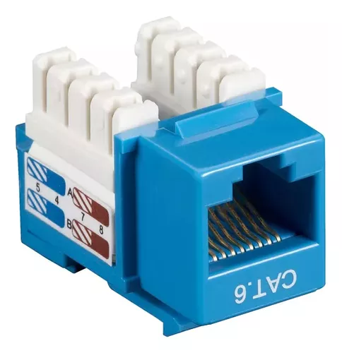 COUPLER CAT6 AZUL QNET 6KJBL