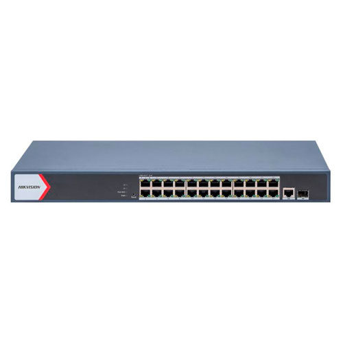 SWITCH GIGABIT PoE+ ADMINISTRABLE 24 PUERTOS DS-3E1526P-EI/M 10/100/1000Mbps