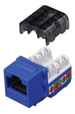 COUPLER CAT 6A BLANCO Y NEGRO QNET QNET6AKJWH