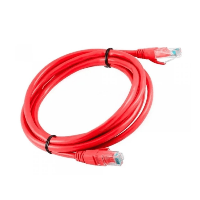 PATCH CORD ROJO CAT6 3 PIES (90CMS) CERTIFICADO QNET6PC0,9R