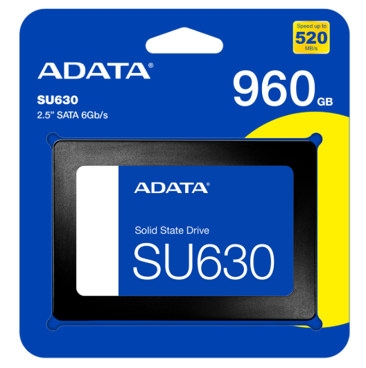 ADATA Unidad de Estado Solido SSD 2.5 960GB ADATA SU630 SATA III ASU630SS-960GQ-R