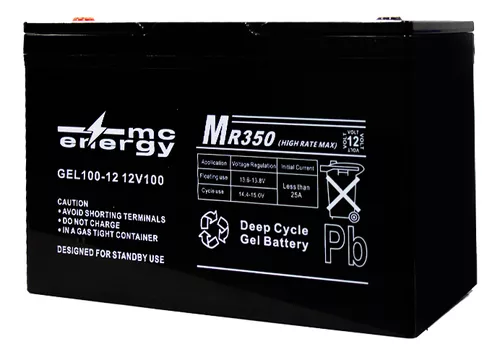 BATERIA DE GEL DIGITAL ENERGY 12V 100AH DYE12-100