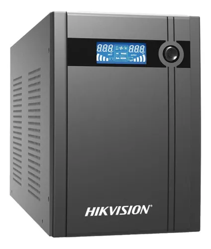 UPS 3000VA 1800W DS-UPS3000-X HIKVISION BATERIA 12V 9AH 6 SALIDAS TOTALES (4 CON RESPALDO Y 2 SIN RESPALDO)