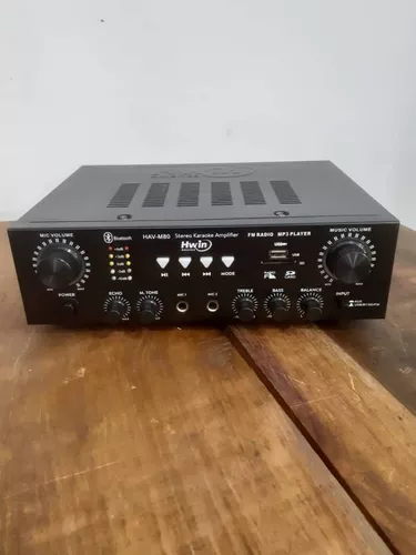 AMPLIFICADOR CASERO RADIO/USB/BLUETOOTH HAV-M80