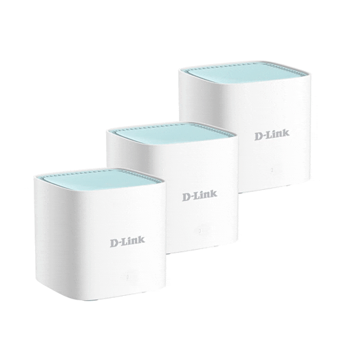 ROUTER D-LINK AX1500 M15-3 EAGLE PRO MESH (PACK 3) WIFI6 1 PUERTO LAN/1 PUERTO WAN 2.4GHz-5GHz BM153LNAA1