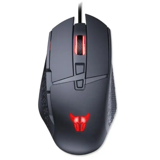 MOUSE ARGOM MS2046 COMBAT/GAMING/7200DPI/ 8 BOTONES LUZ LED USB ARG-MS-2046BK