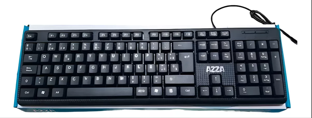 TECLADO AZZA 8C21 104 TECLAS/USB KBAZ-8C21
