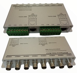 VIDEO BALUN RACKEABLE 8 CANALES STC STC-VB08CH-RACK