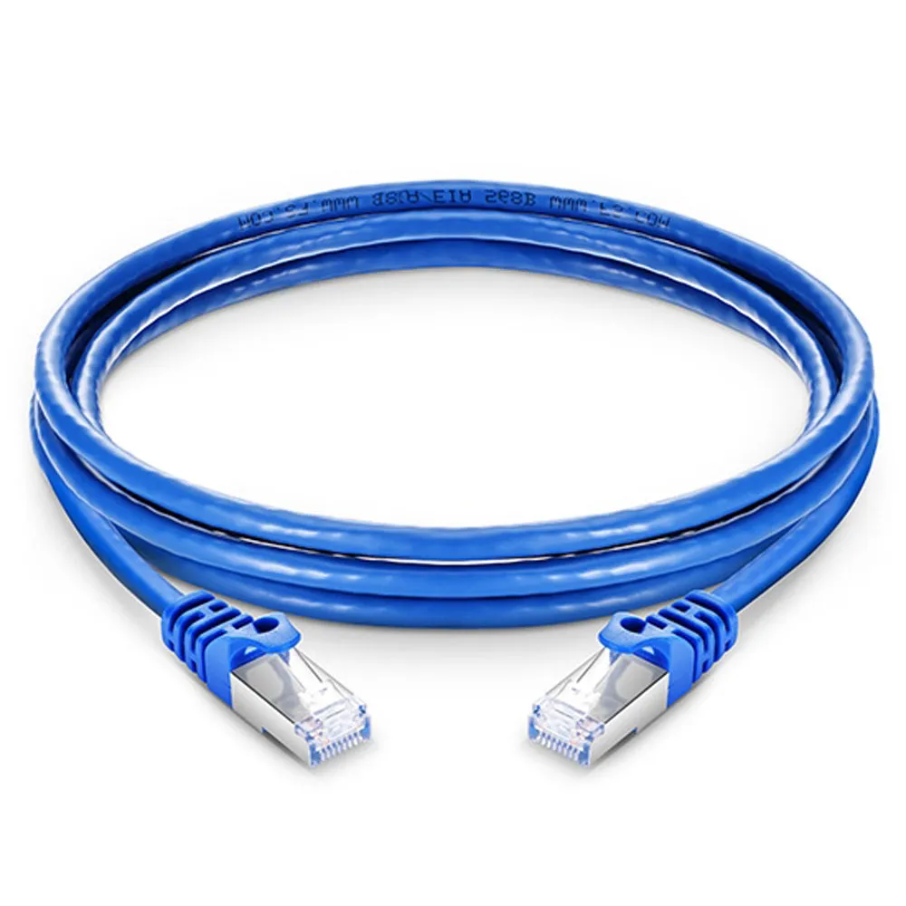 PATCH CORD AZUL CAT6 7 PIES (2MTS) CERTIFICADO 100% CU QNET6PC2B-100% CU