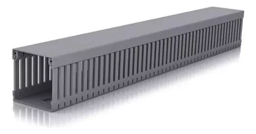 CANALETA RANURADA 40 X 40MM 2MTS GRIS CGR40X40 QNET