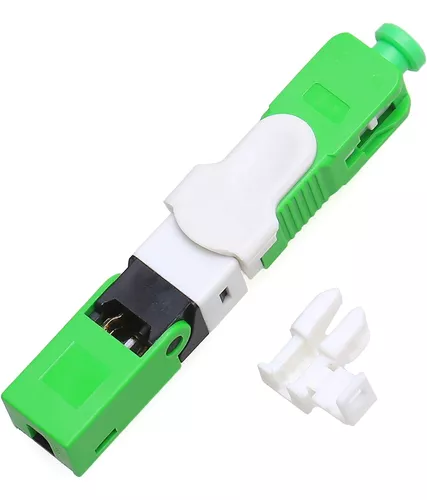 CONECTOR RAPIDO VERDE SC-APC PAQUETE 5 UNIDADES WIREPLUS WPF-CON-RAP-SCAPC
