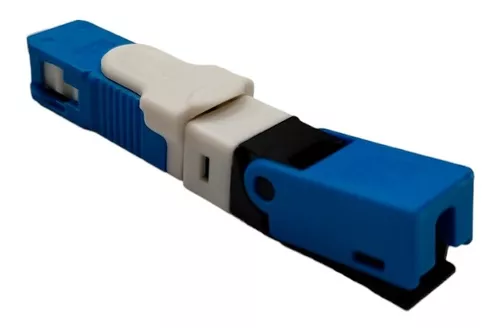 CONECTOR RAPIDO AZUL SC-UPC PAQUETE 5 UNIDADES WIREPLUS WPF-CON-RAP-SC-UPC