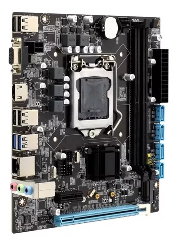 TARJETA MADRE SPIDERTEC H110 SOCKET 1151 6/7/8/9-GEN 2xDDR4 3000MHZ SPI-H110 3xSATA3