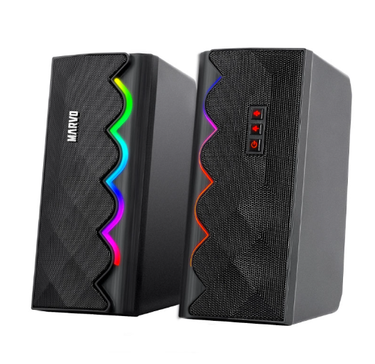 CORNETA MARVO SG-269 HAVOC 30 RGB MODO AUDIO POR CABLE E INALAMBRICO