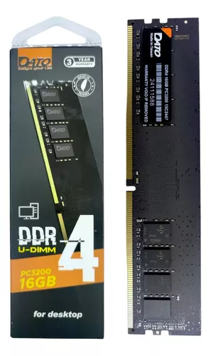 MEMORIA DATO DDR4 16GB 3200MHZ PARA PC DT16G4DLDND32