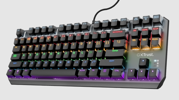 TECLADO TRUST MECANICO GXT 834 CALLAZ TKL RGB 24407