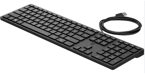 TECLADO HP 320K USB/INGLES/NEGRO