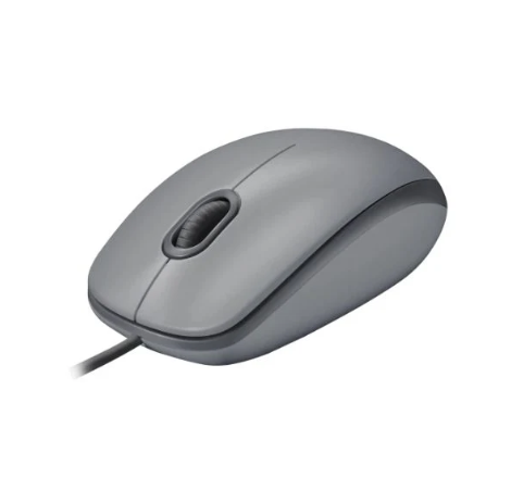 MOUSE LOGITECH M110 SILENT OPTICO 1000DPI USB 3 BOTONES GRIS
