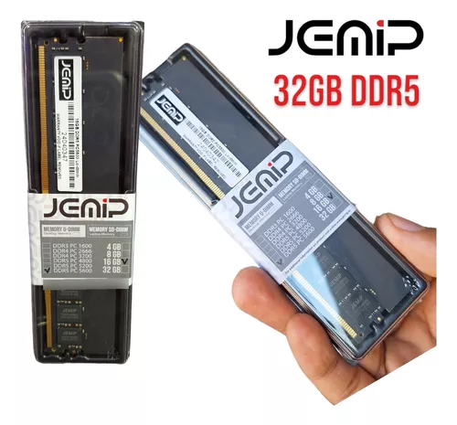 MEMORIA RAM JEMIP 32GB DDR5 5200MHZ UDIMM PARA PC (CON EMPAQUE) 32GB-5200