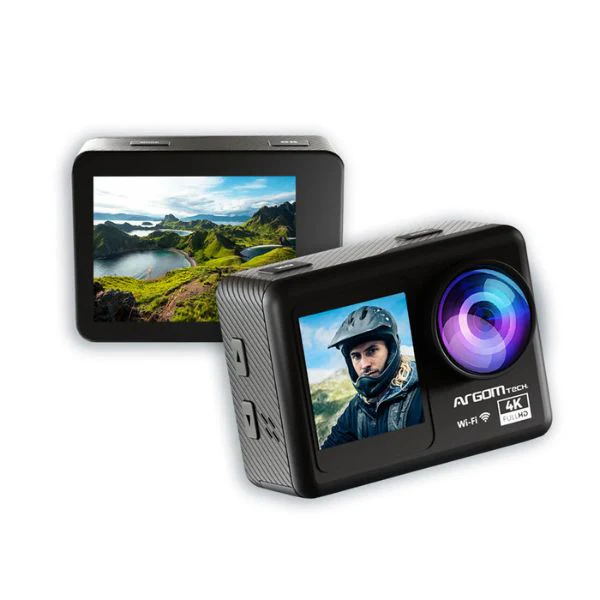 CAMARA ARGOM EPIC 85 / DUAL SCREEN / 20MP 4K ULTRA HD PANTALLA 1.3" WIFI ARG-AC-9185BK