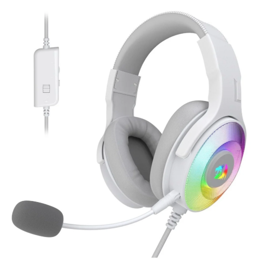 AUDIFONO GAMER PANDORA REDRAGON 2 RGB AUDIO 7,1 BLANCO H350W-RGB-1