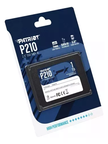 DISCO DURO 1TB P210 2.5" SSD DATA III PATRIOT P210S1TB25