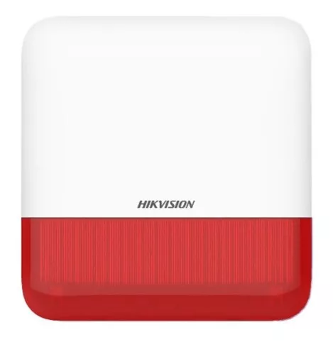 SIRENA INALAMBRICA CON LUZ ESTROBOSCOPICA DS-PS1-E-WB/Red HIKVISION