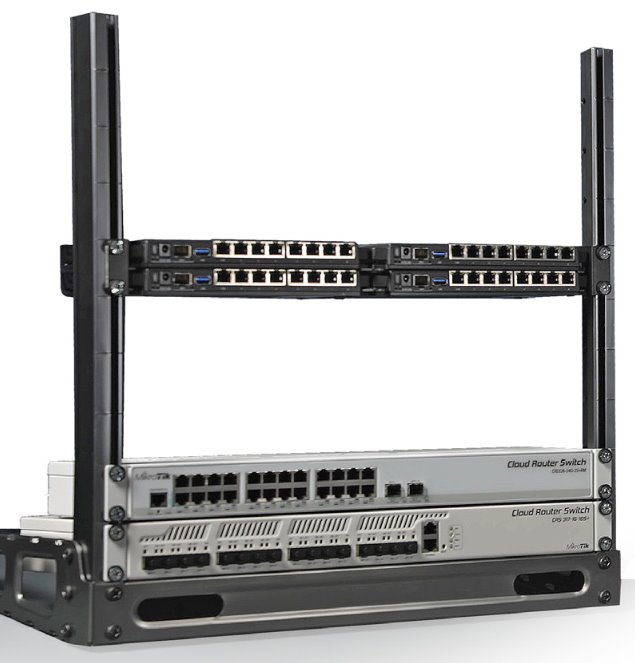 RACK DE ESCRITORIO 19 ́ SR-10U MIKROTIK