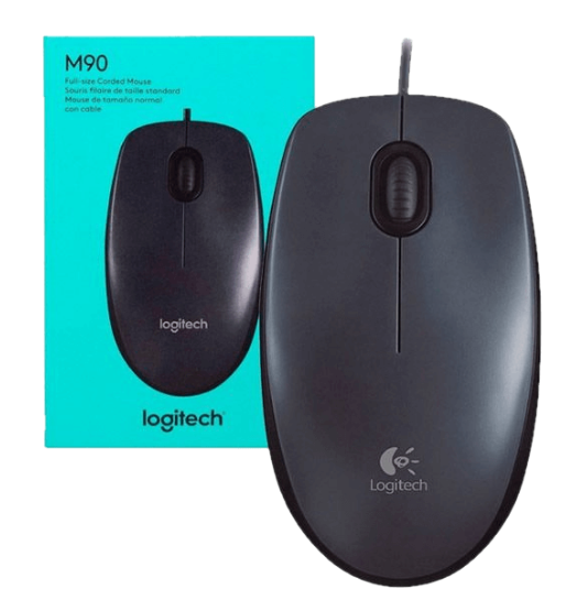 MOUSE LOGITECH M90 OPTICO 1000DPI/USB/3 BOTONES 910-004053