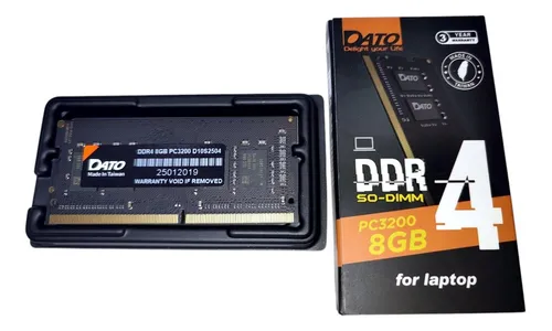 MEMORIA DATO DDR4 8GB 3200MHZ NOTEBOOK DT8G4DSDND32