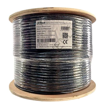 BOBINA CABLE CAT6 EXTERIOR DAHUA DH-PFM920-6UN 100% COBRE