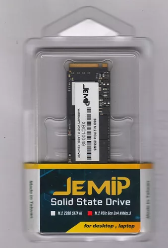 SSD JEMIP 128GB M.2 NVMe1.3/ PCIe 3x4 2300MB/s 1700MB/s