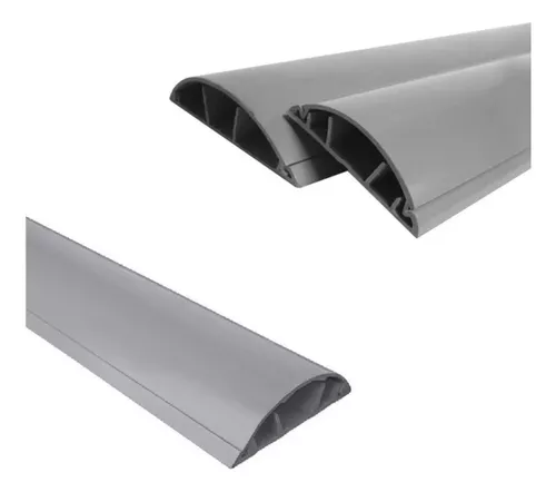 CANALETA PISO 70x20 GRIS QNET CGP70X20