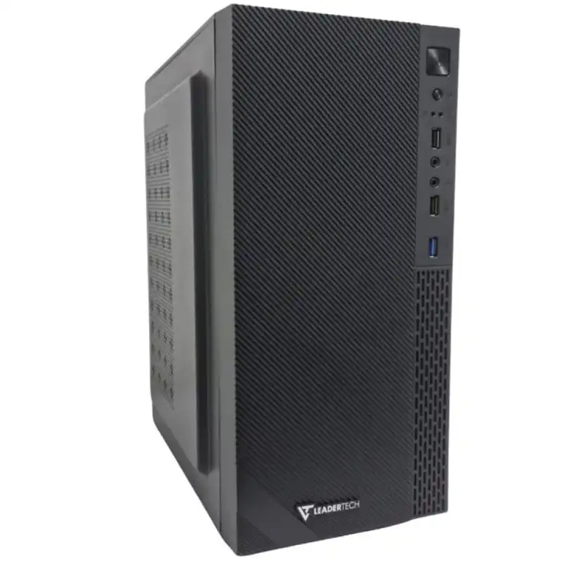 CASE LEADERTECH MICRO ATX M20 CON FUENTE DE PODER 600W