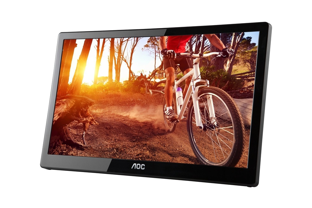 MONITOR AOC PORTATIL E1659FWU ULTRA SLIM 15.6" 1366x768 60HZ 8MS NEGRO