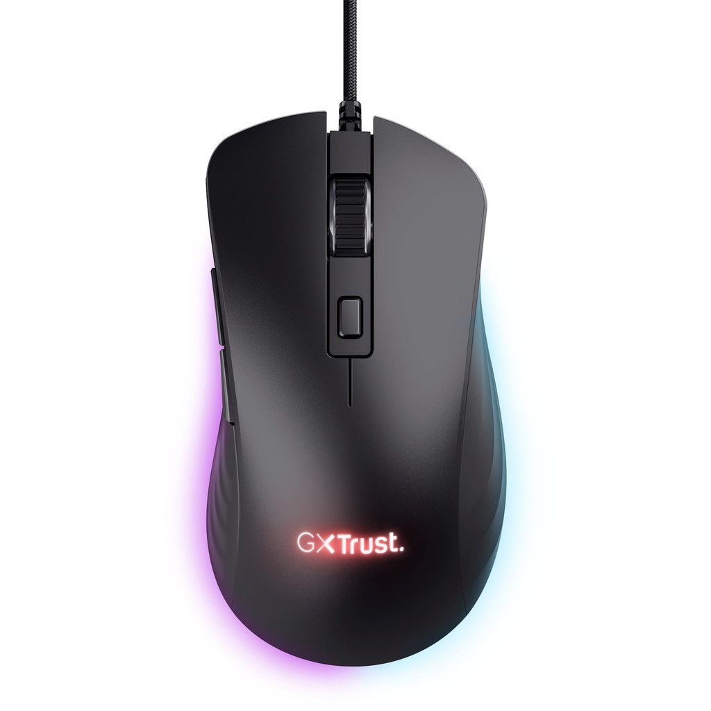 MOUSE TRUST GXT 924 YBAR+ 25000 DPI RGB 24890 NEGRO