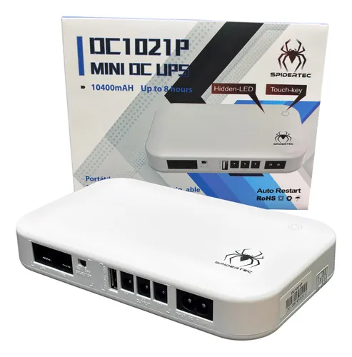 MINI UPS SPIDERTEC 1021P 10400MAH 21W 5V 9V DC1021P 