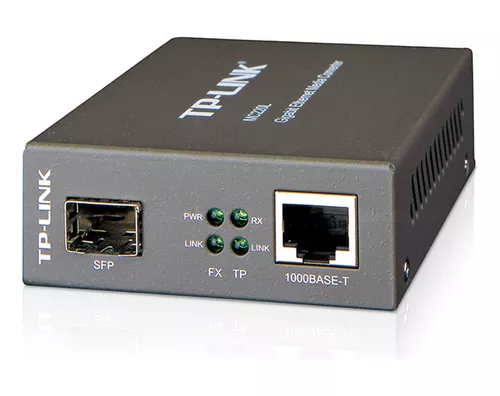 CONVERTIDOR DE FIBRA OPTICA SFP GIGABIT TP-LINK TL-MC220L