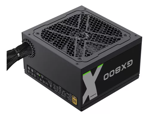 FUENTE DE PODER GAMEMAX 750W GAMING GX750 M/ 80+GOLD CERTIFIED/ ATX APFC/ 12V/ 100-240V/ FULL MODULAR