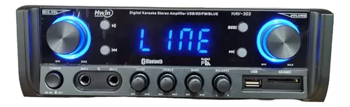 AMPLIFICADOR CASERO RADIO/USB/BLUETOOTH HAV-303