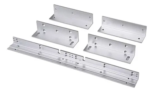 KIT DE MONTAJE BASE Z Y L PARA CERRADURA MAGNETICA USO EN PUERTA DE MADERA Y METAL DS-K4H250-LZ HIKVISION