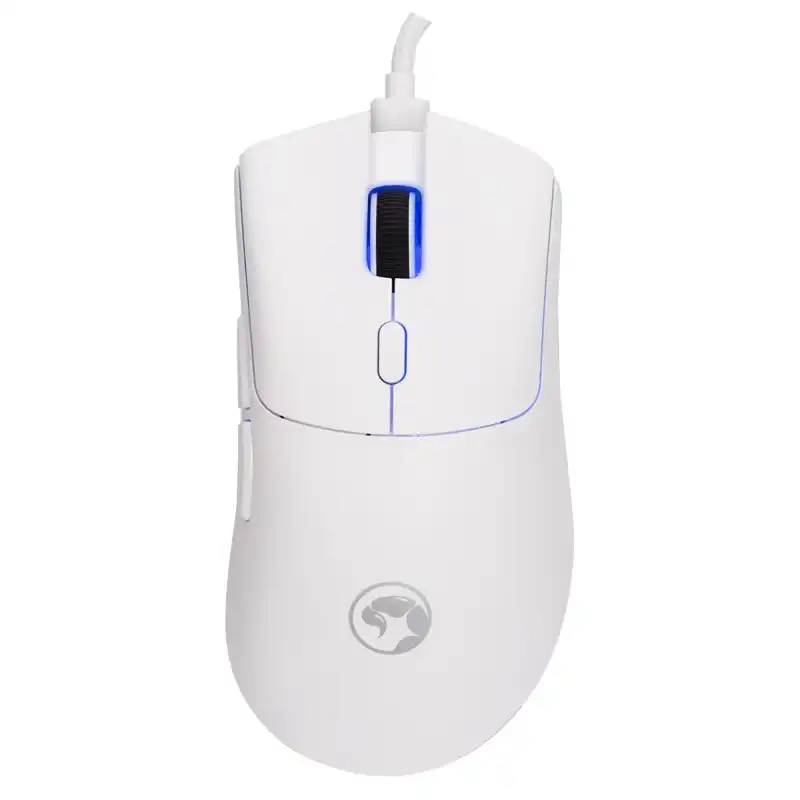 MOUSE MARVO G950 WH Niro 40 White Wired sensor optico PMW3327 12000dpi