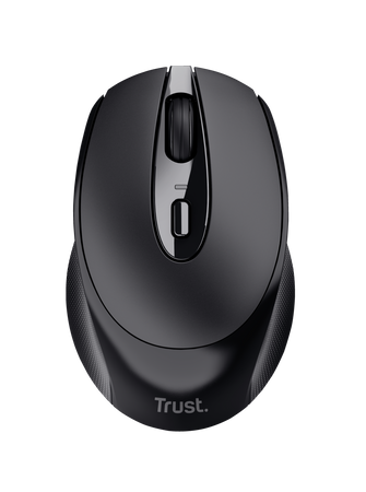 MOUSE TRUST ZAYA INALAMBRICO RECARGABLE NEGRO DPI 800-1600 23809