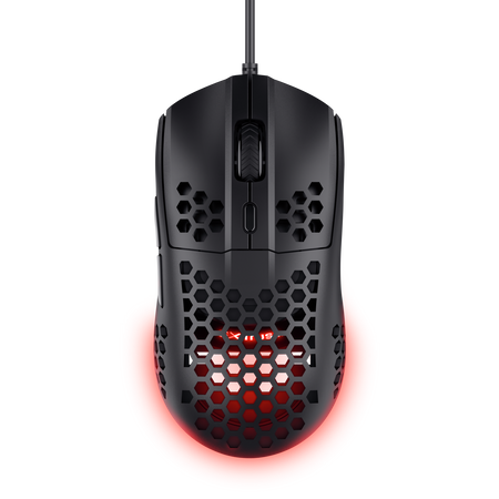 MOUSE TRUST GXT 928 HELOX ULTRA LIGERO RGB NEGRO 25306