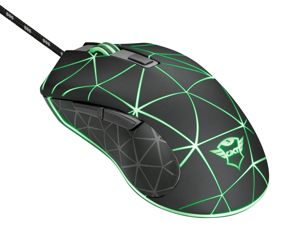 MOUSE TRUST GXT 133 LOCX TEXTURIZADO ILUMINACION LED 22988
