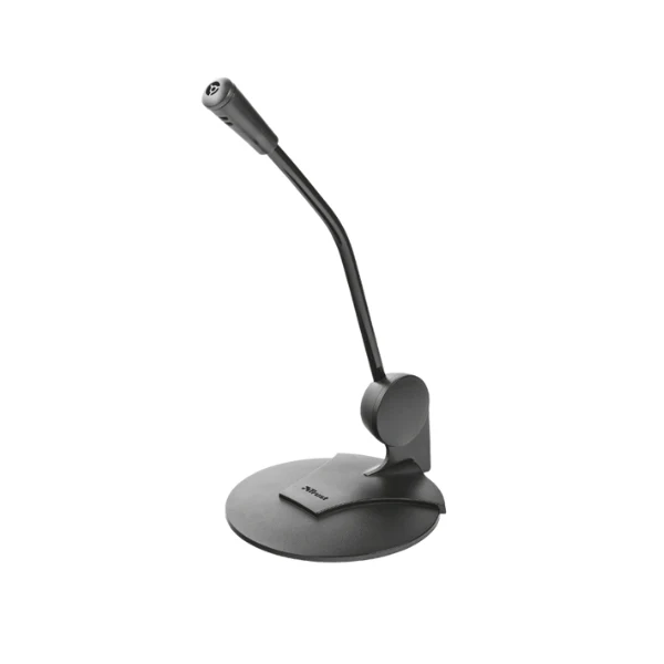 MICROFONO TRUST PRIMO NEGRO PARA ESCRITORIO CON BASE 21674