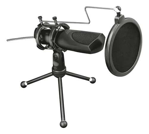 MICROFONO TRUST GXT 232 MANTIS PARA STREAMING USB CON TRIPODE 22656