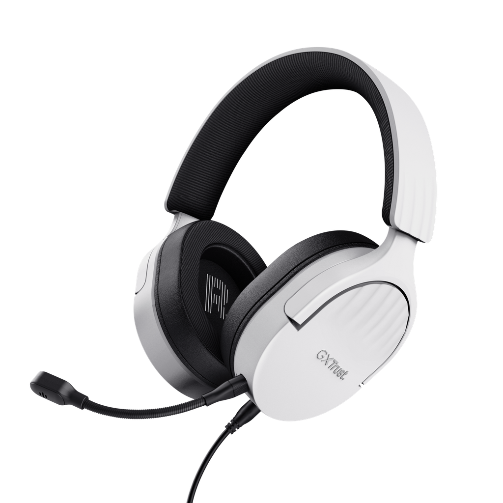 AUDIFONO TRUST GXT 489W FAYZO MULTIPLATAFORMA  BLANCO 25210