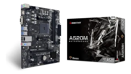 TARJETA MADRE BIOSTAR A520MH AM4 DDR4